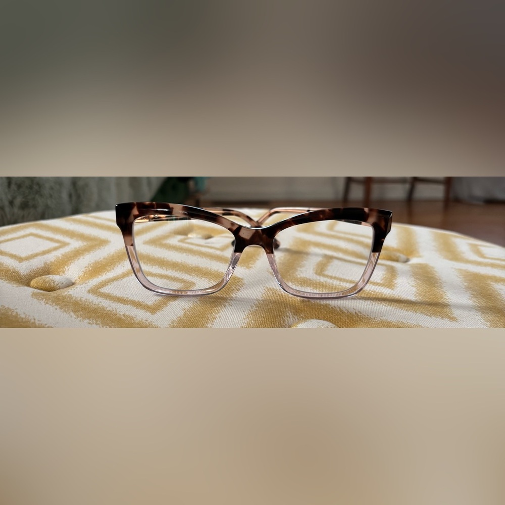 EUC Rose Gold Tortoise Shell Women's Glasses